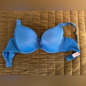 Essential Bodywear Peony Blue Abbie Bra, size 36E.